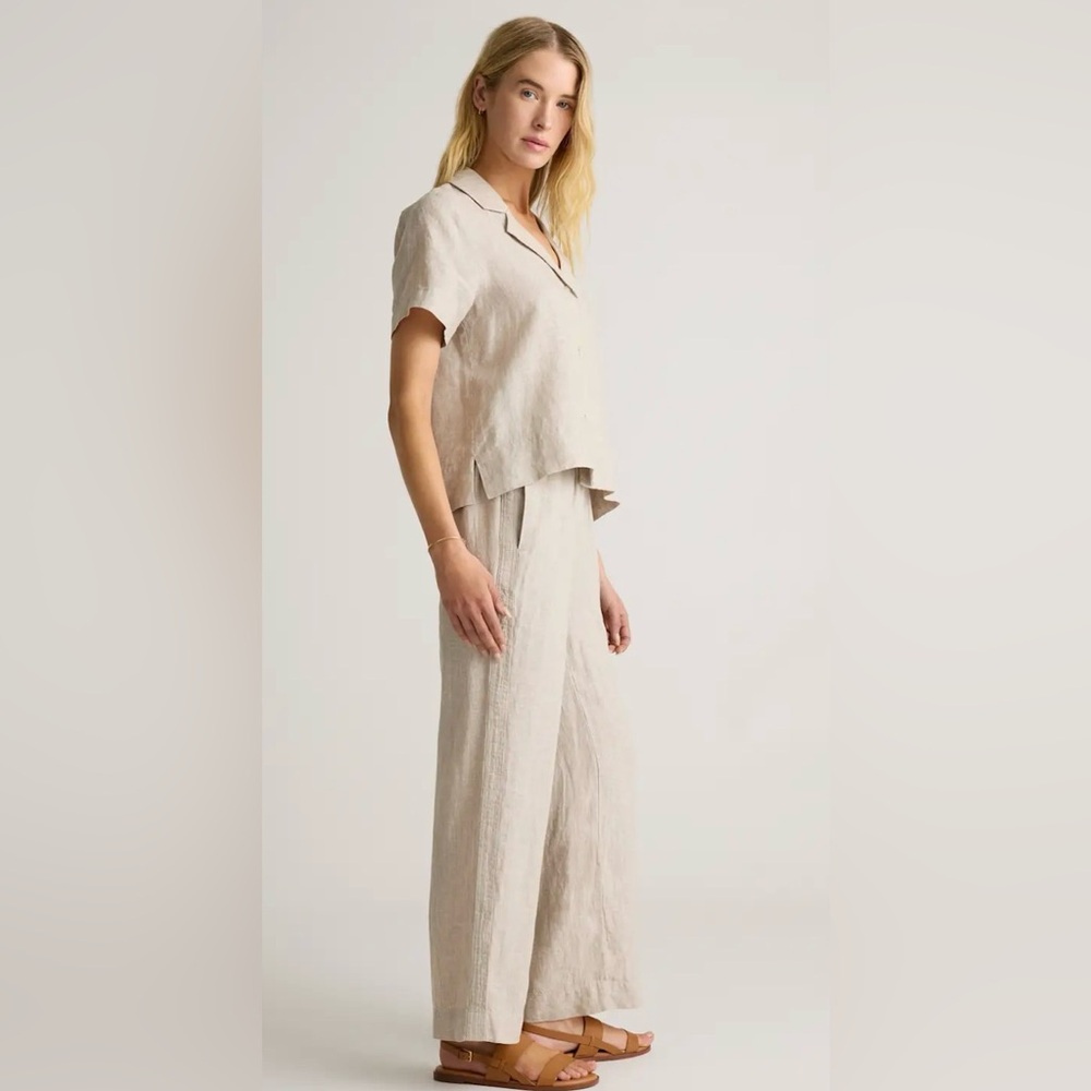 Quince 100% European Linen Wide Leg
Pants *read the description! Flawed* - Picture 3 of 14